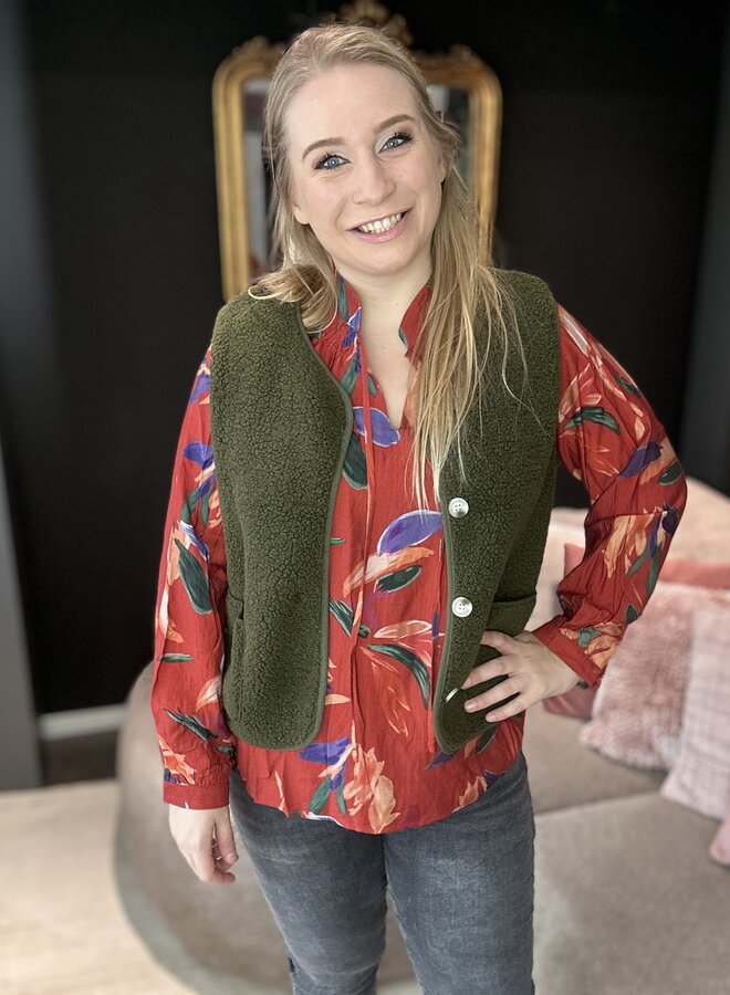 Teddy Gilet ( meerdere kleuren)