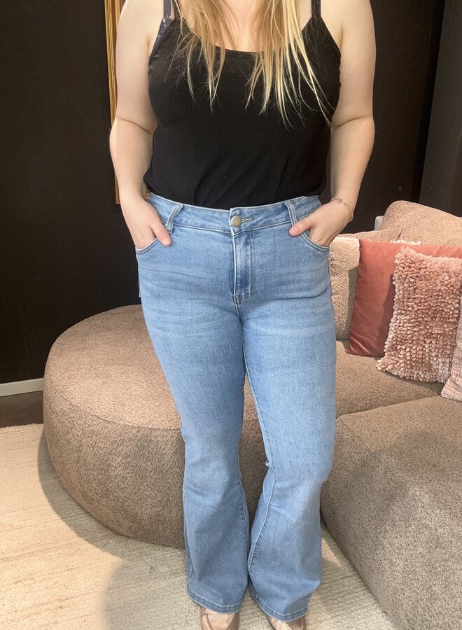 Jeans Flared Blue DJ2712