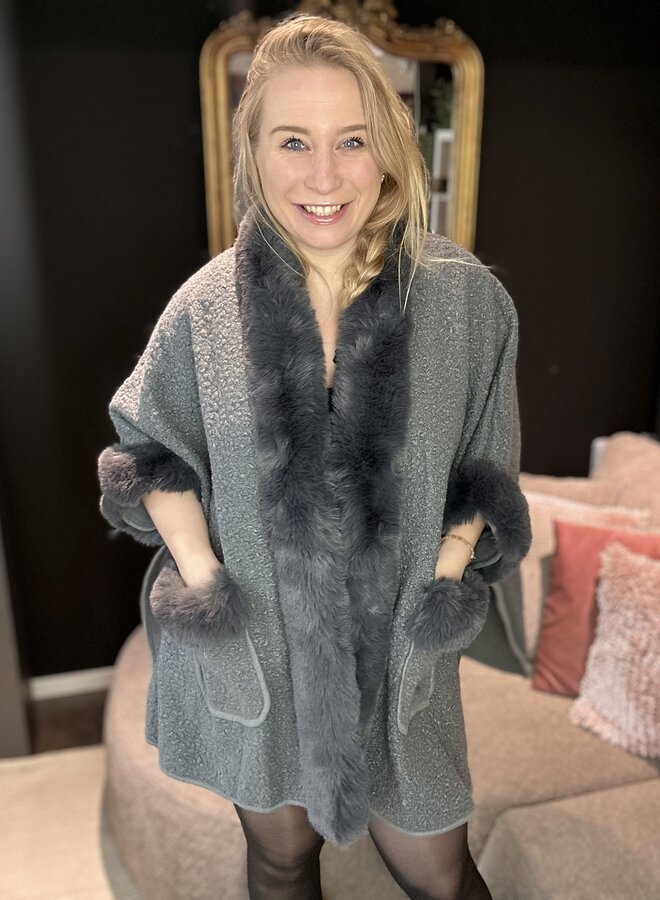 Vest poncho Alicia (meerdere kleuren)