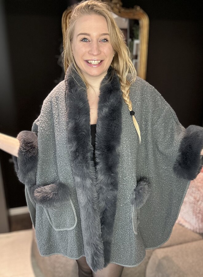 Vest poncho Alicia (meerdere kleuren)