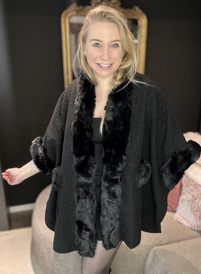 Vest poncho Alicia (meerdere kleuren)