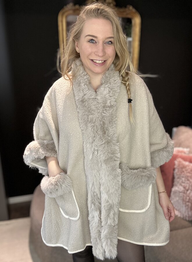 Vest poncho Alicia (meerdere kleuren)