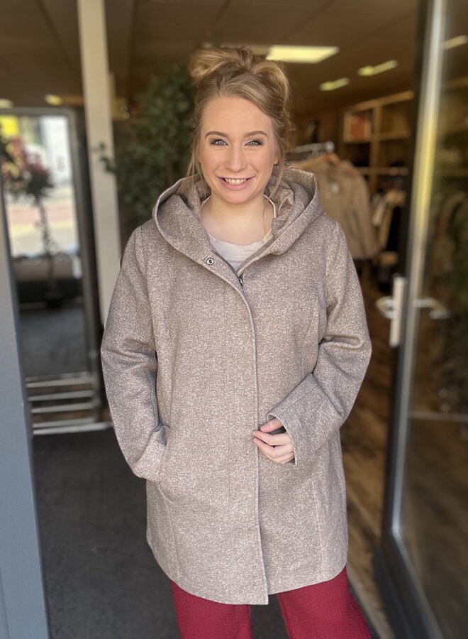 CARSEDONA LIGHT COAT OTW NOOS Walnut/MELANGE