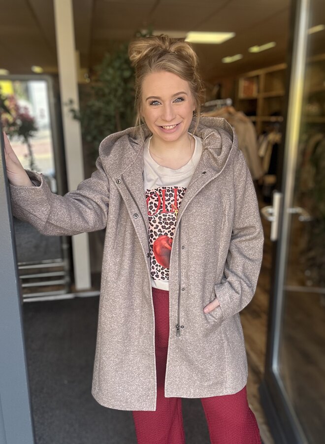 CARSEDONA LIGHT COAT OTW NOOS Walnut/MELANGE