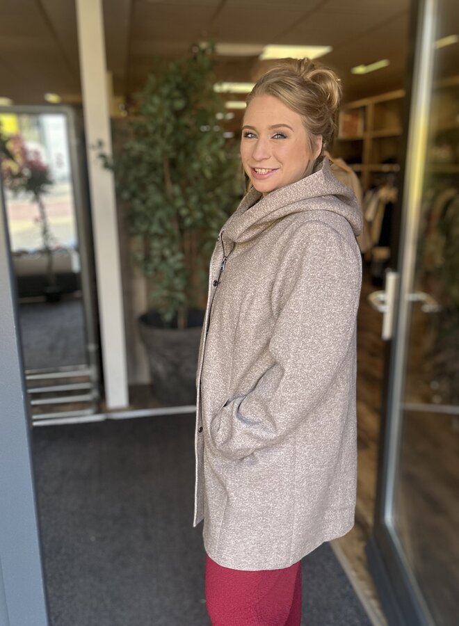 CARSEDONA LIGHT COAT OTW NOOS Walnut/MELANGE