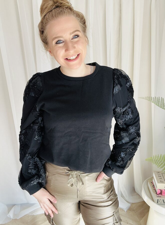 CARROSANNA L/S O-NECK MIX SWT