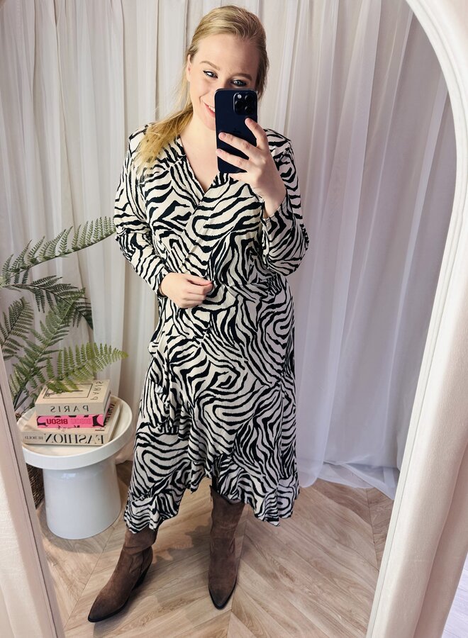 Jurk C-9056 zebra