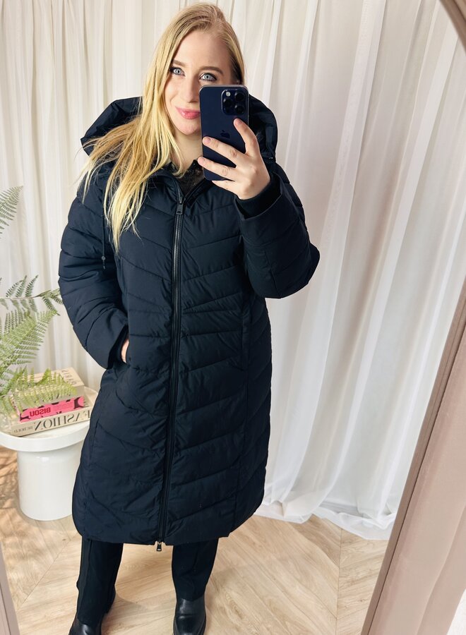 CARJULIET LIFE QUILT COAT OTW Black