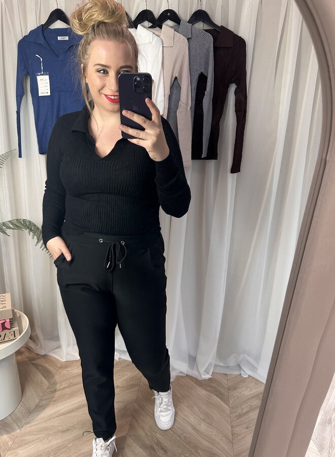 Rib Kraagje Lieke (meerdere kleuren)