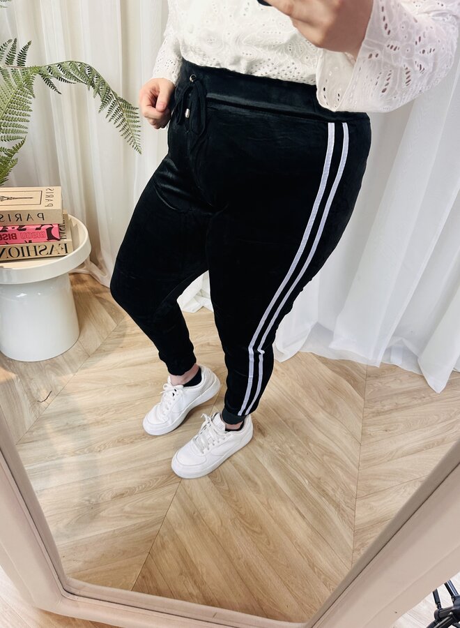 Broek zacht stripe