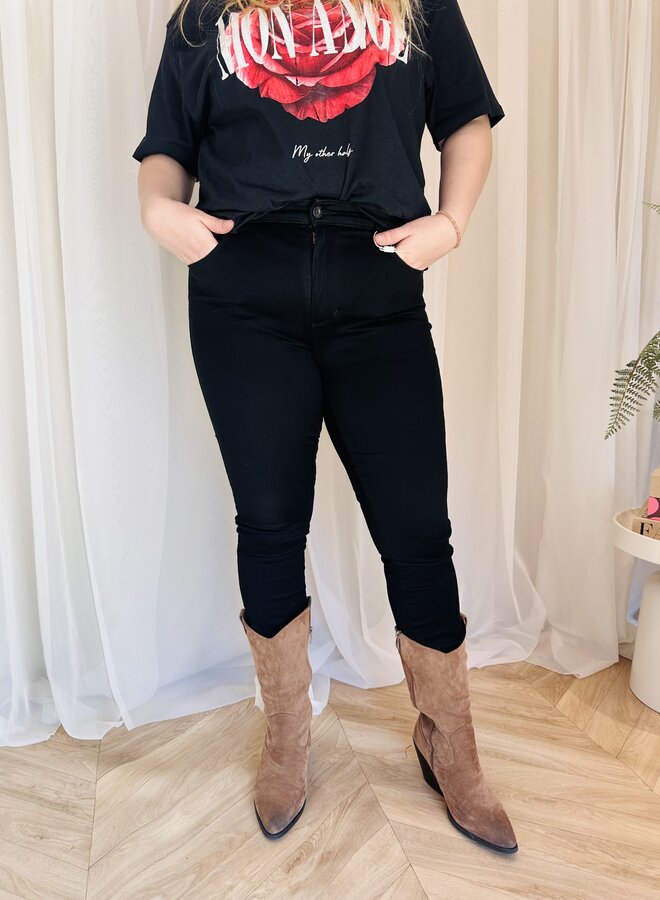 CARAUGUSTA HW SKINNY JEANS BLACK NOOS “32