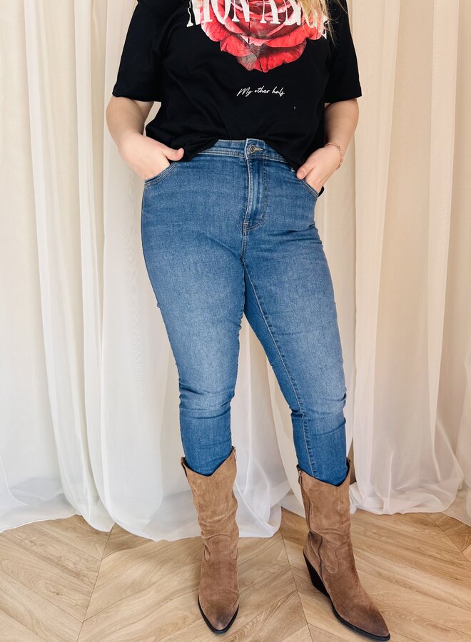 CARSALLY REG SK DNM BJ114-3 NOOS Medium Blue Denim