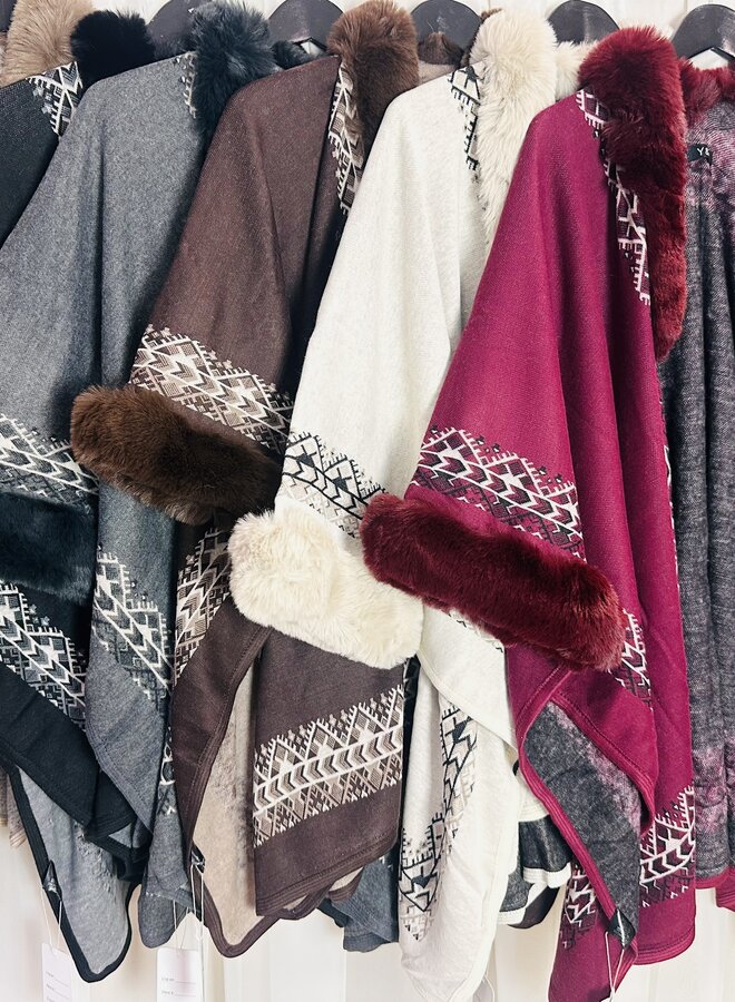 Poncho Angela (meerdere kleuren)