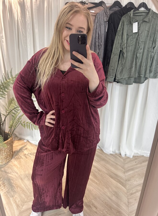 Set fluweel (meerdere kleuren)