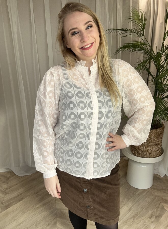 CARCHLOEY L/S SHIRT WVN Pumice Stone