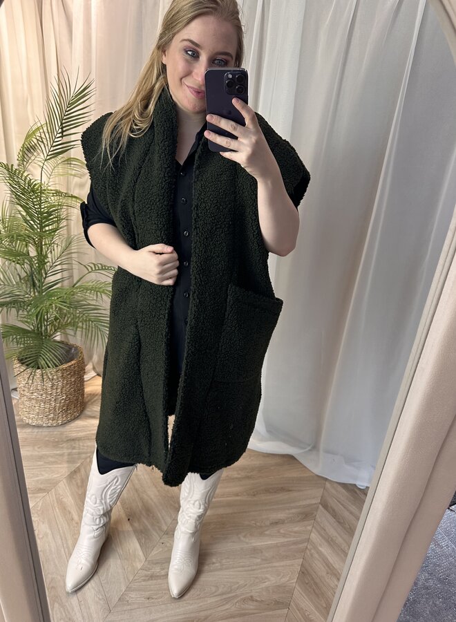 Teddy gilet (meerdere kleuren)