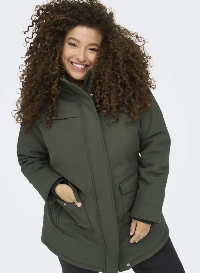 CARMAASTRICHT SOFTSHELL PARKA OTW Peat