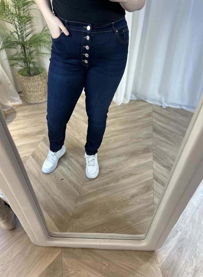 CARHUSH MID SK VIS BUTTON DNM BOX Dark Blue Denim