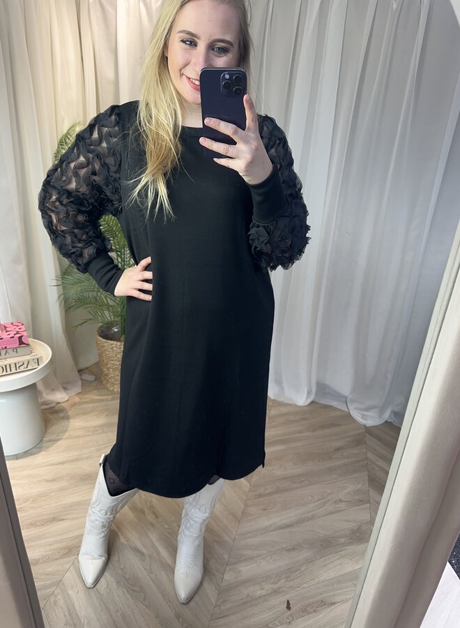 CARAMIRA L/S O-NECK ABK DRESS JRS