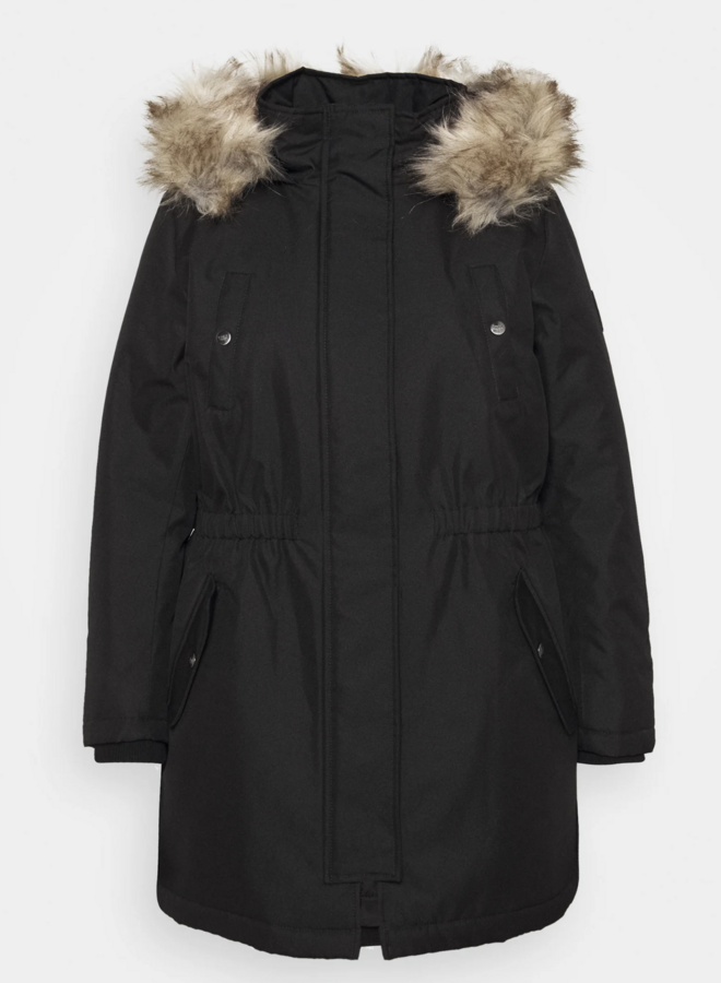 CARIRENA PARKA COAT OTW Black NATURE FUR