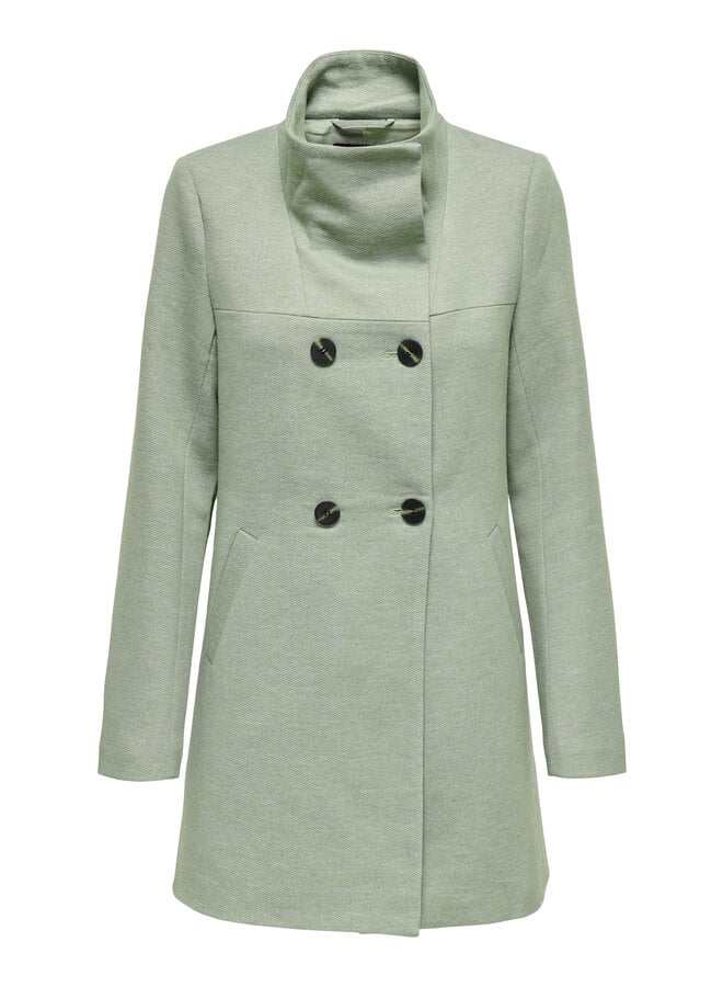 CARKIRA LIFE DB COAT OTW ZL Hedge Green/MELANGE