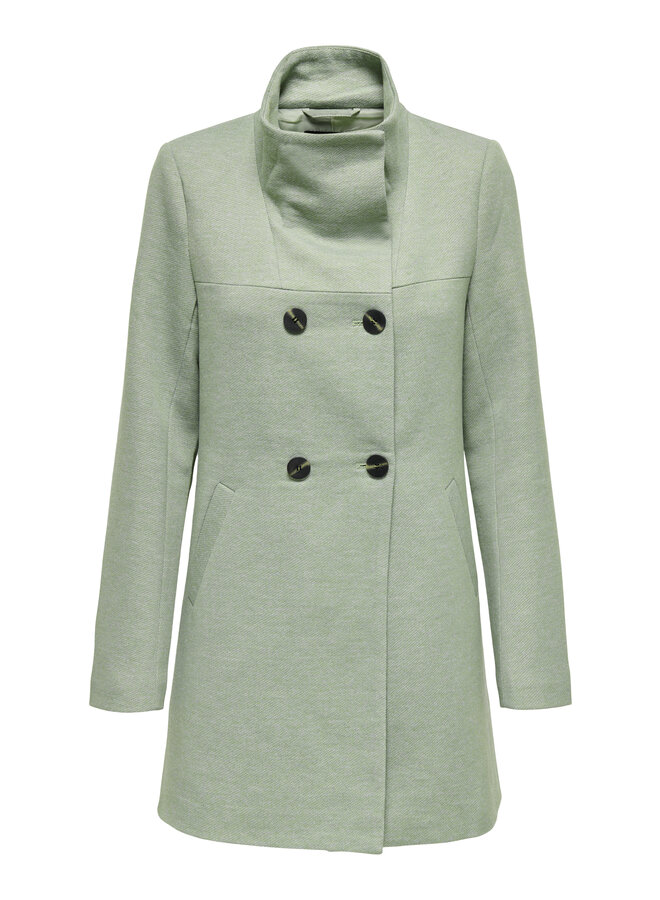 CARKIRA LIFE DB COAT OTW ZL Hedge Green/MELANGE