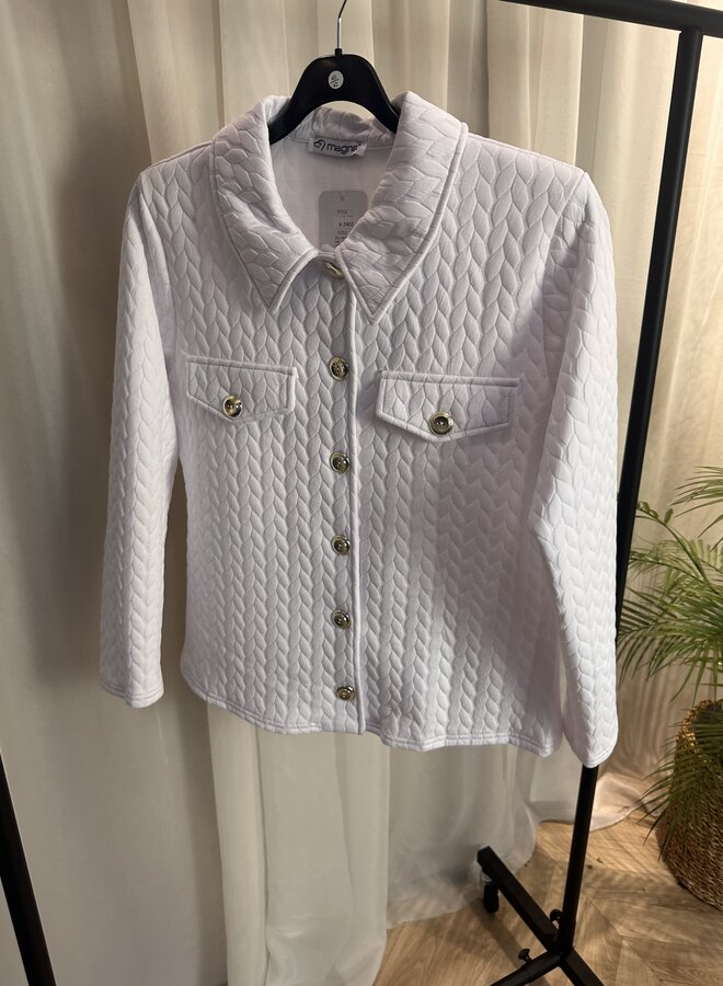 Jasje K-2402 vlecht wit