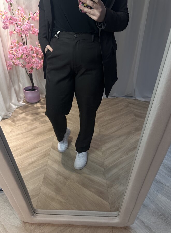 CARTHEA STRAIGHT ANK PANT Black Coffee