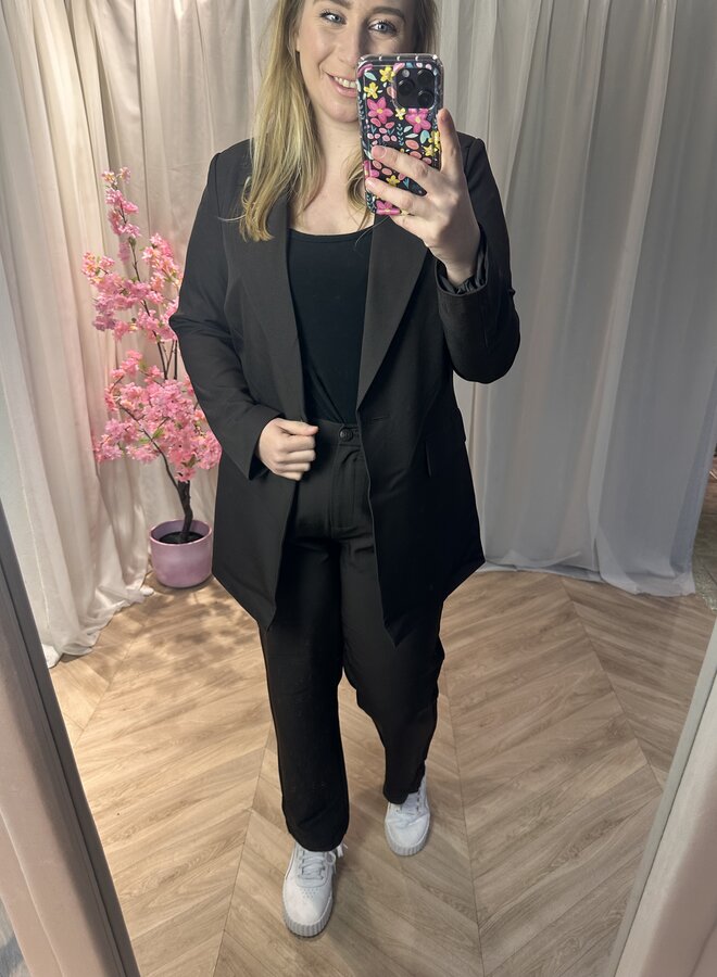 CARTHEA STRAIGHT ANK PANT Black Coffee