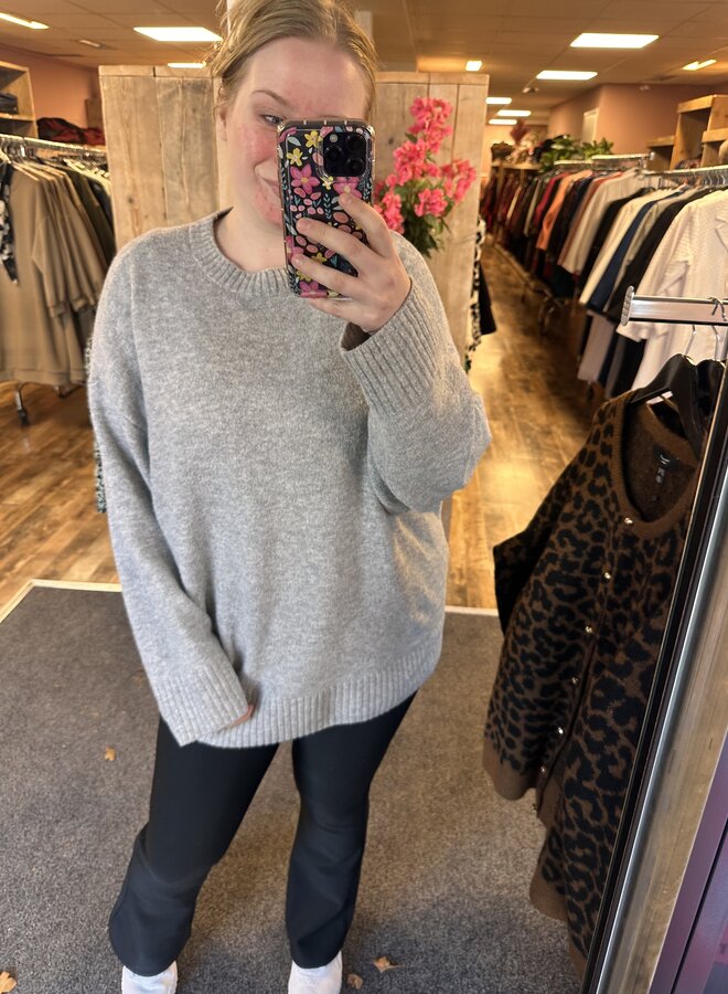 VMCBOOM LS O-NECK PULLOVER GA NOOS CUR Light Grey Melange