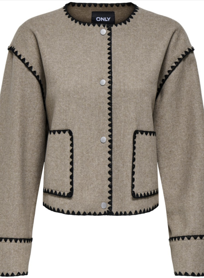 CARELBA LIFE CUFF SCALLOP JACKET OWT Mountain Trail/Melange