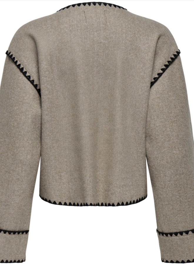 CARELBA LIFE CUFF SCALLOP JACKET OWT Mountain Trail/Melange