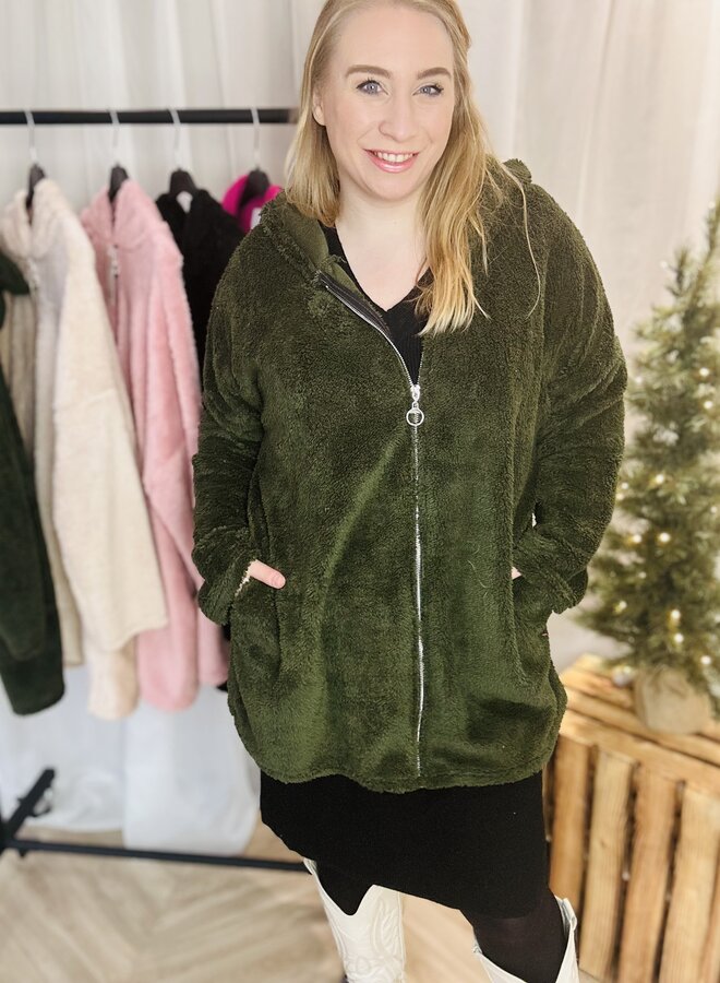 Teddy vest Majo (meerdere kleuren)