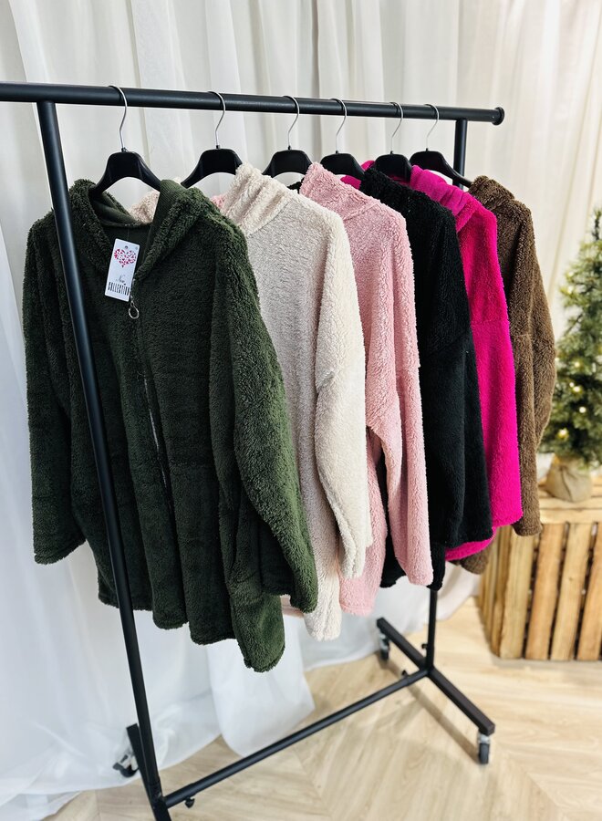 Teddy vest Majo (meerdere kleuren)