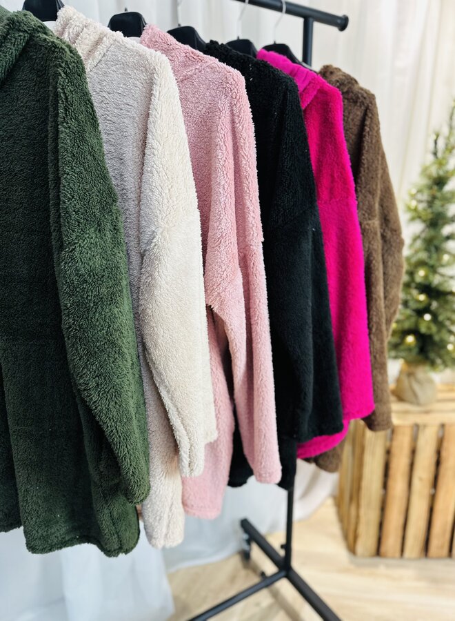 Teddy vest Majo (meerdere kleuren)