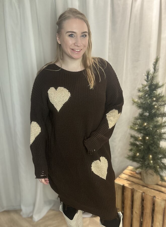 Trui dress heart (meerdere kleuren)