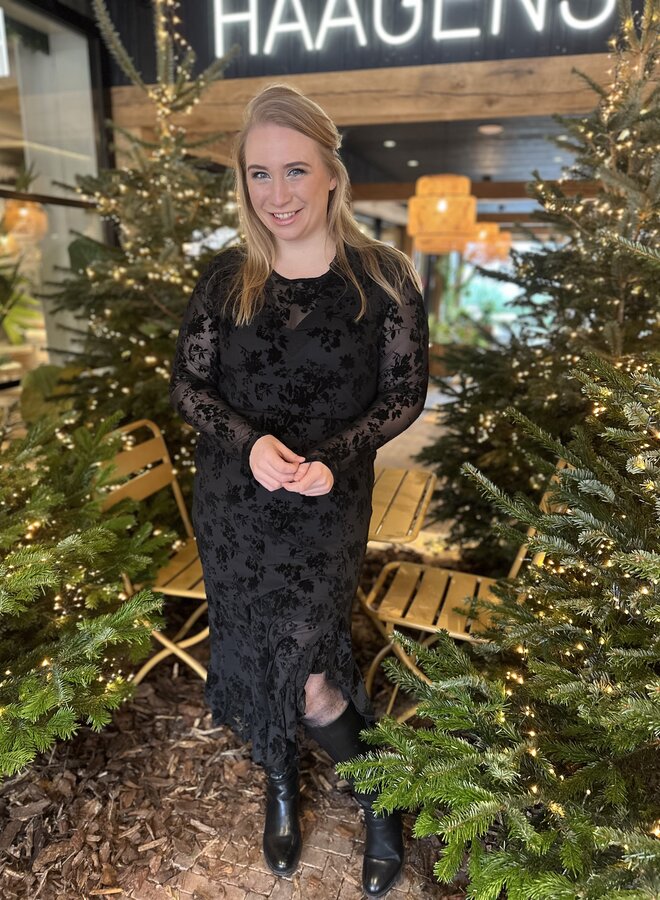 CARELODIE MIDI SKIRT JRS Black