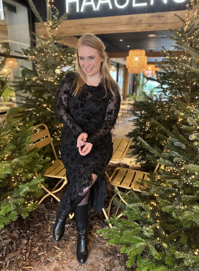 CARELODIE MIDI SKIRT JRS Black