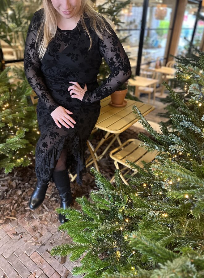 CARELODIE MIDI SKIRT JRS Black