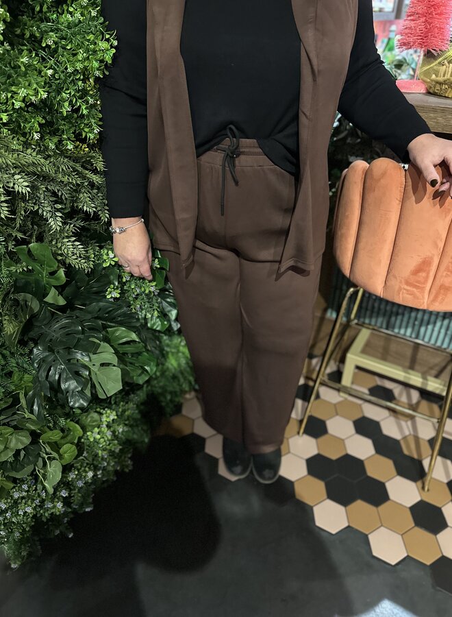 CARLEAH PULL UP PANTS TLR Shaved Chocolate