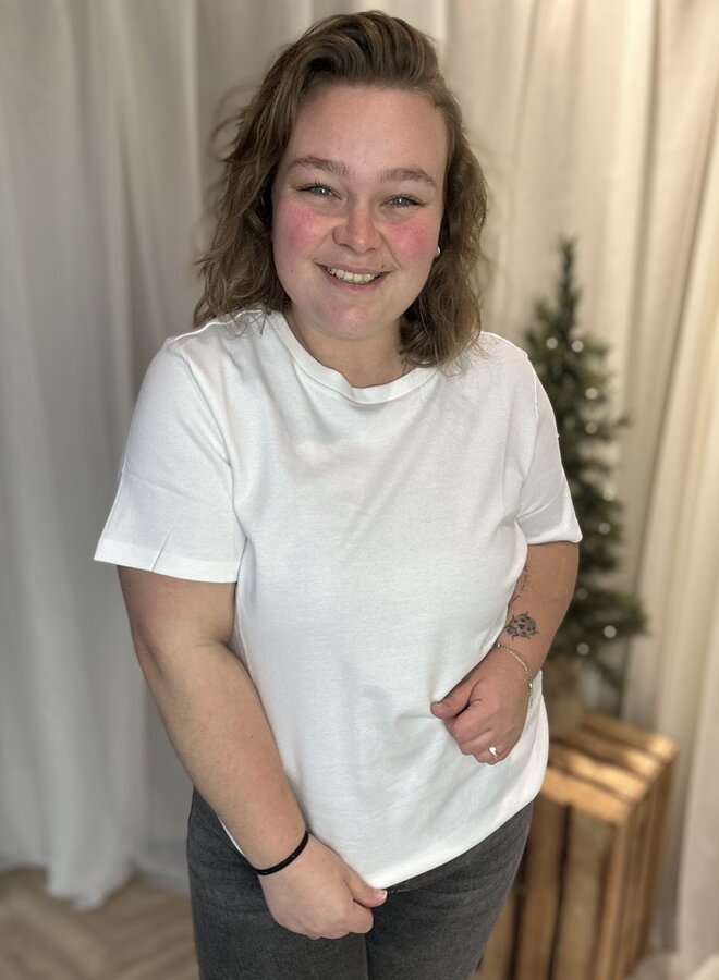 CARJEN LIFE SS JEANS TEE JRS NOOS Bright White