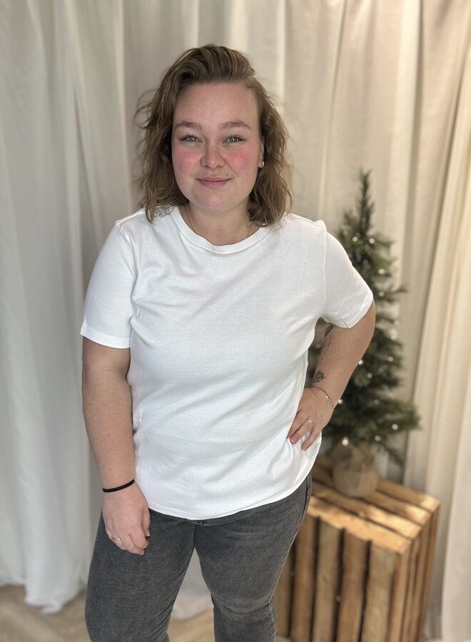 CARJEN LIFE SS JEANS TEE JRS NOOS Bright White