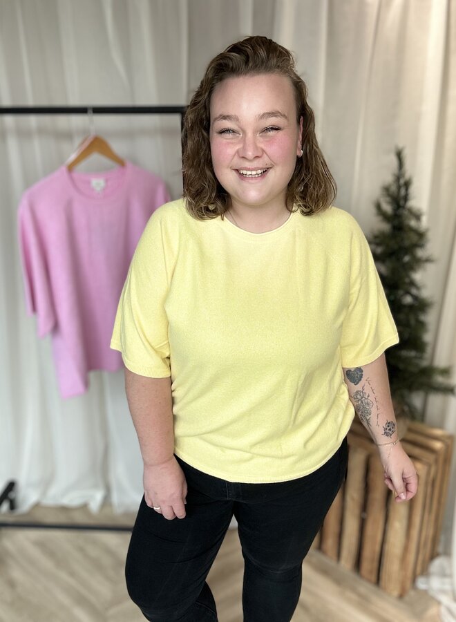 CARLOYAL 2/4 O-NECK PULLOVER KNT NOOS Sunlight/Melange