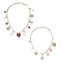 PCKRISTINE NECKLACE 2-PACK KCA Gold Colour/Multi