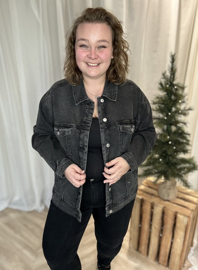 CARKONA OVERSIZE DNM JACKET BOX Washed Black