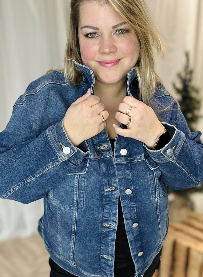 CARKONA OVERSIZE DNM JACKET BOX Medium Blue Denim