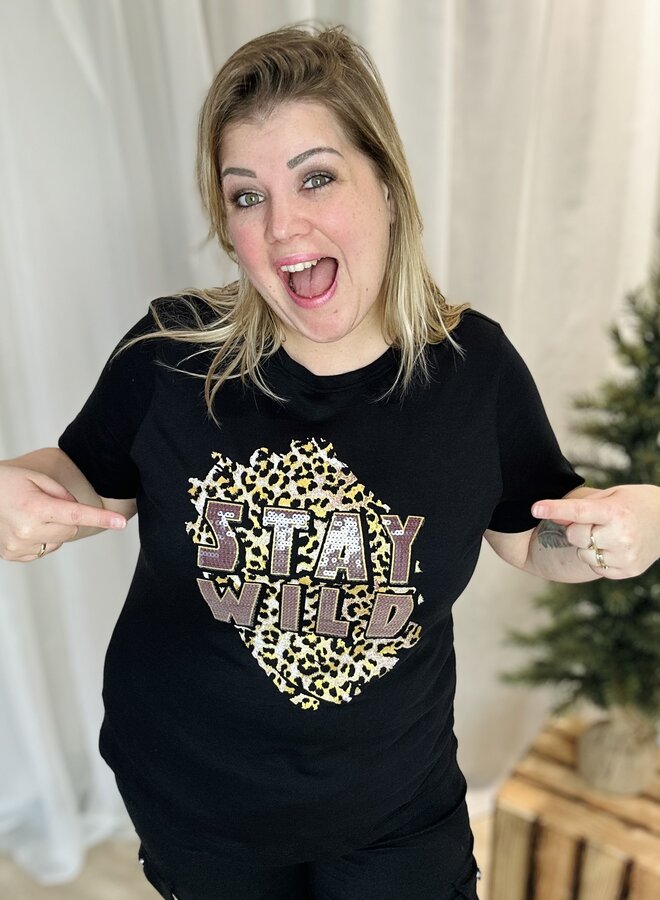 CARCHRISTA S/S O-NECK JEANS FIT TEE JRS Black/stay wild