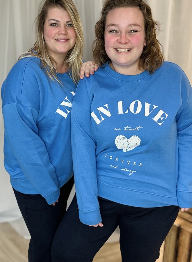 CARSOFIA L/S WORD O-NECK SWT JRS