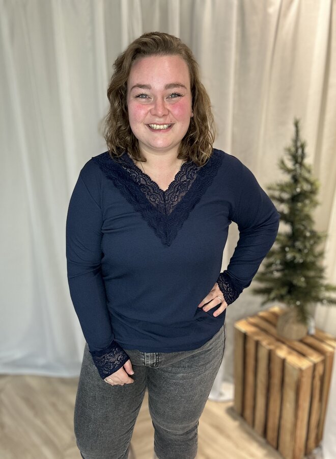 Top met kant Ella (Meerdere kleuren)