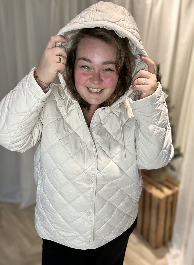 CARJULIET QUILTED HOOD JACKET NOOS Pumice Stone